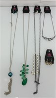 5 pc new Paparazzi earrings and necklaces