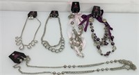 5 pc sets new Paparazzi necklace & earrings