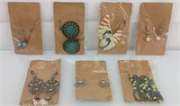 7 pc New handmade carded earrings