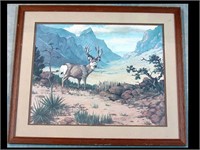 JOHN RIGBY PRINT OF THE BUCK YOU DREAM ABOUT