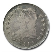 1810 Better Date Bust Half Dollar