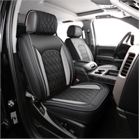 JOJOBAY Chevy Silverado Seat Covers Leather