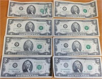 Z - LOT OF $2 FEDERAL RESERVE NOTES (B18)