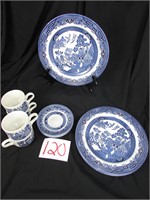 Blue Churchill Dinnerware