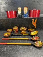 LOT OF LAQUERED ASIAN ITEMS
