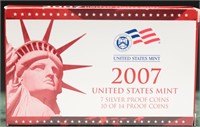 2007 US Mint 10 Coin Silver Proof Sets (2)