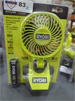 Ryobi USB clamp fan kit
