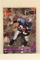 1992 AAA SPORTS BARRY SANDERS P-1 CARD