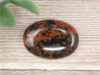 MAHOGANY OBSIDIAN CABOCHON ROCK STONE LAPIDARY SPE