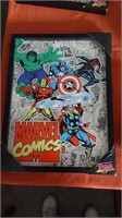 Marvel comics wall art