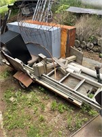 Lawn mower trailer with cabinets & other misc