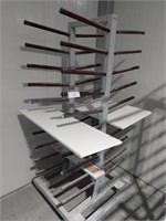 Double Sided Multi Tiered Spray Painting Rack