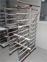 3 Double Sided Multi Tiered Spray Painting Racks