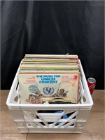 35+ Assorted Vinyl Records and Some 45’s