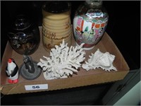 Vases, Figurines, Shell Décor, Etc.