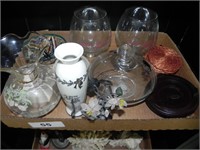 Assorted Vases, Candy Dish, Etc.
