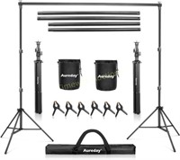 Aureday 10x7Ft Backdrop Stand with Extras