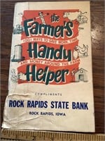 1951 Rock Rapids State Bank booklet