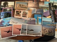 24 postcards, old and new