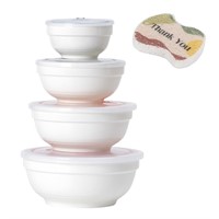 WF776  DOWAN Ceramic Prep Bowls Set, 64/42/26/12 o