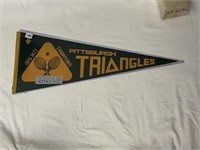 PITTSBURGH TRIANGLES 1975 WTT CHAMPIONS WITH GAME