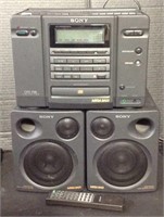 Sony stereo and speakers