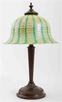 Quezal Art Nouveau Desk Lamp