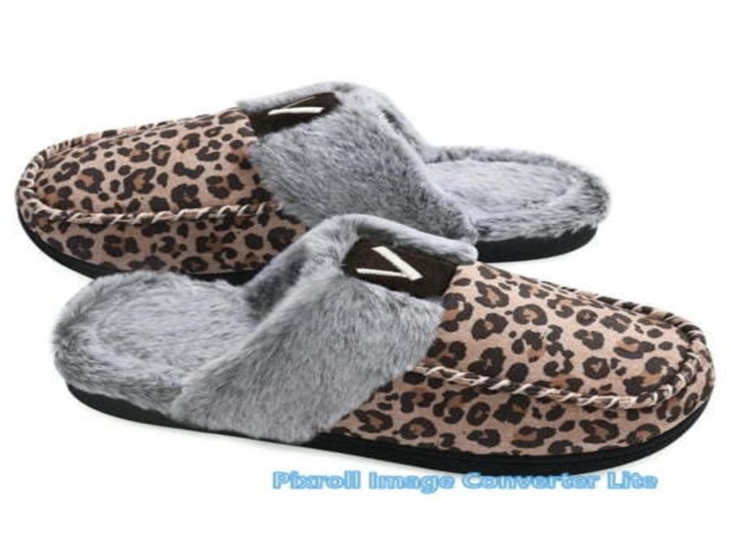 Sz 9/10 VONMAY Women's Comfy Fuzzy House Slipper S