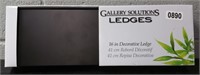 Gallery solutions 16" decorative ledge