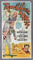 1938 "Touchdown Army"  Three Sheet Movie Poster