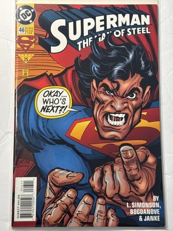 Superman The Man of Steel #46 DC Comcbooks!