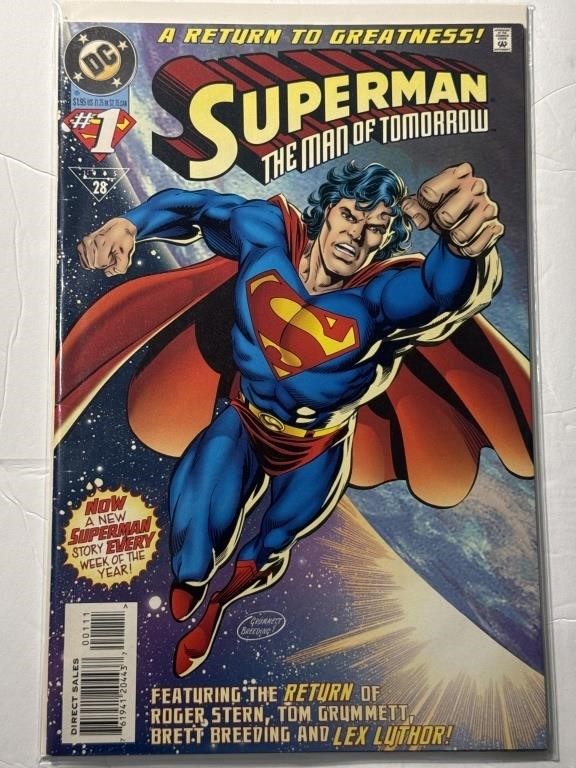 Superman Man of tomorrow #1 DC Comicbooks!