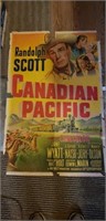 Vintage 1948 Movie Poster Canadian Pacific 27 x