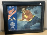 1950s Hockey Movie Poster White Lightning