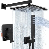 SEALED-Rain Shower System Brushed Nickel