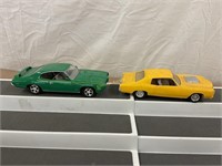 Vintage Pontiac GTO "the Judge" & 1971 yellow car