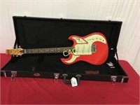 Burns Marquee Pro-Guard Red Guitar w/Case