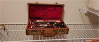 Vintage Vijon clarinet with storage case, comes