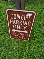 Cowgirl Sign