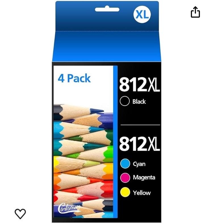 Lemero 812xl 4 pack ink