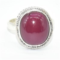 S/Sil Gem Stone(6.35ct) Ring