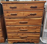 1960s Cedar 5 Drawer Dresser 37 x 18 x 44