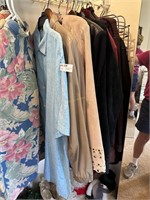 Closet of Clothing including Tommy Bahama and Leat