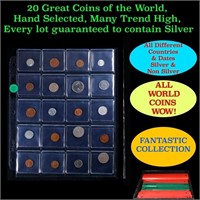 20 Great Coins of the World, hand selected, many t