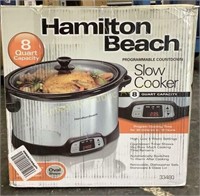 Hamilton Beach 8 Quart Oval Slow Cooker Stainless