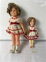 Two Shirley Temple dolls .Ideal Toy Co 1982 and