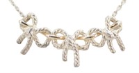 Tiffany & Co. Triple Twisted Ribbon Necklace