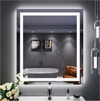 LOAAO 36 x 32  LED Bathroom Mirror