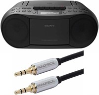 Sony CFD-S70BLK Stereo CD/Cassette Boombox