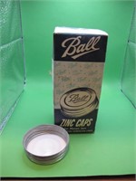 11 Vtg Ball Zinc Caps for Mason Jars (unused)